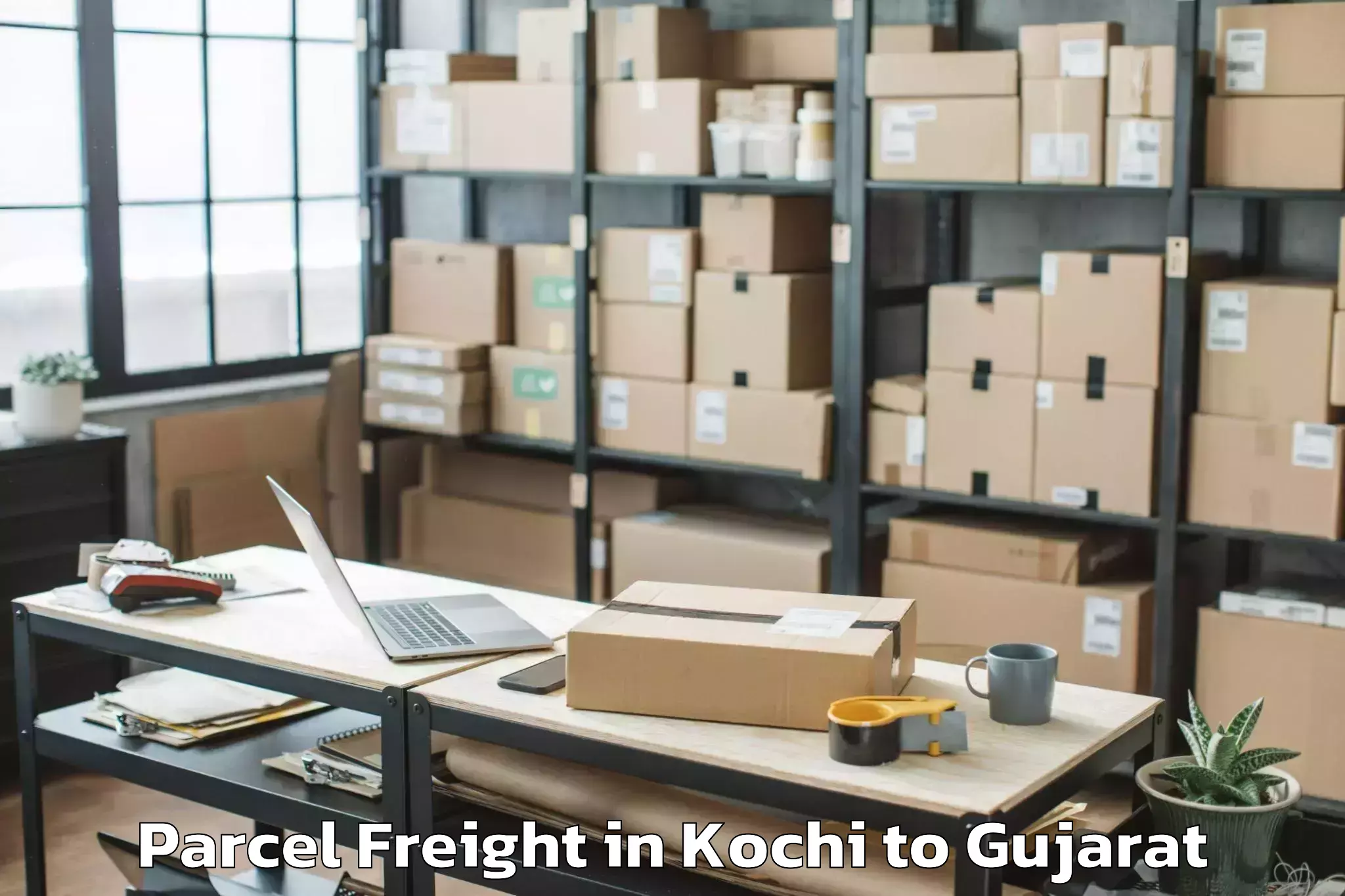 Book Your Kochi to Dahegam Parcel Freight Today